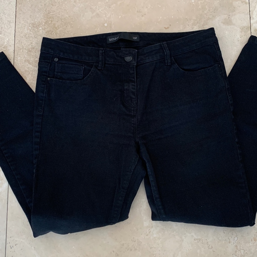 NEXT ● Black Denim Skinny Jeans